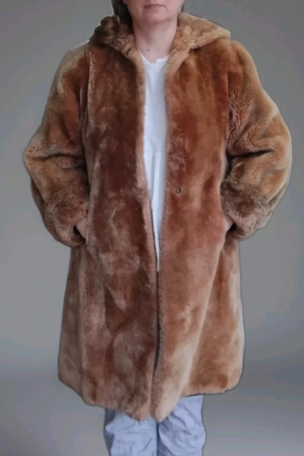 1950s Harrods Ladies Sheepskin Coat