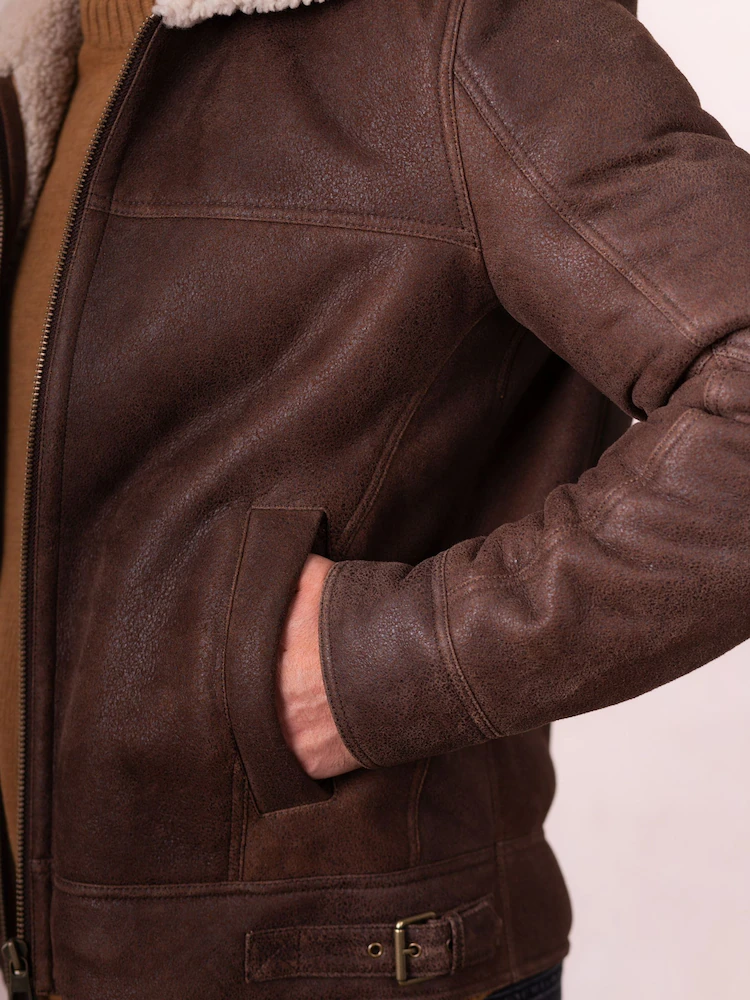 Aviator Sheepskin Men Jacket