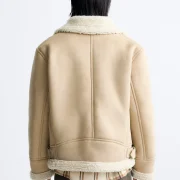 Beige Sheepskin Jacket