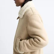 Beige Sheepskin Jacket