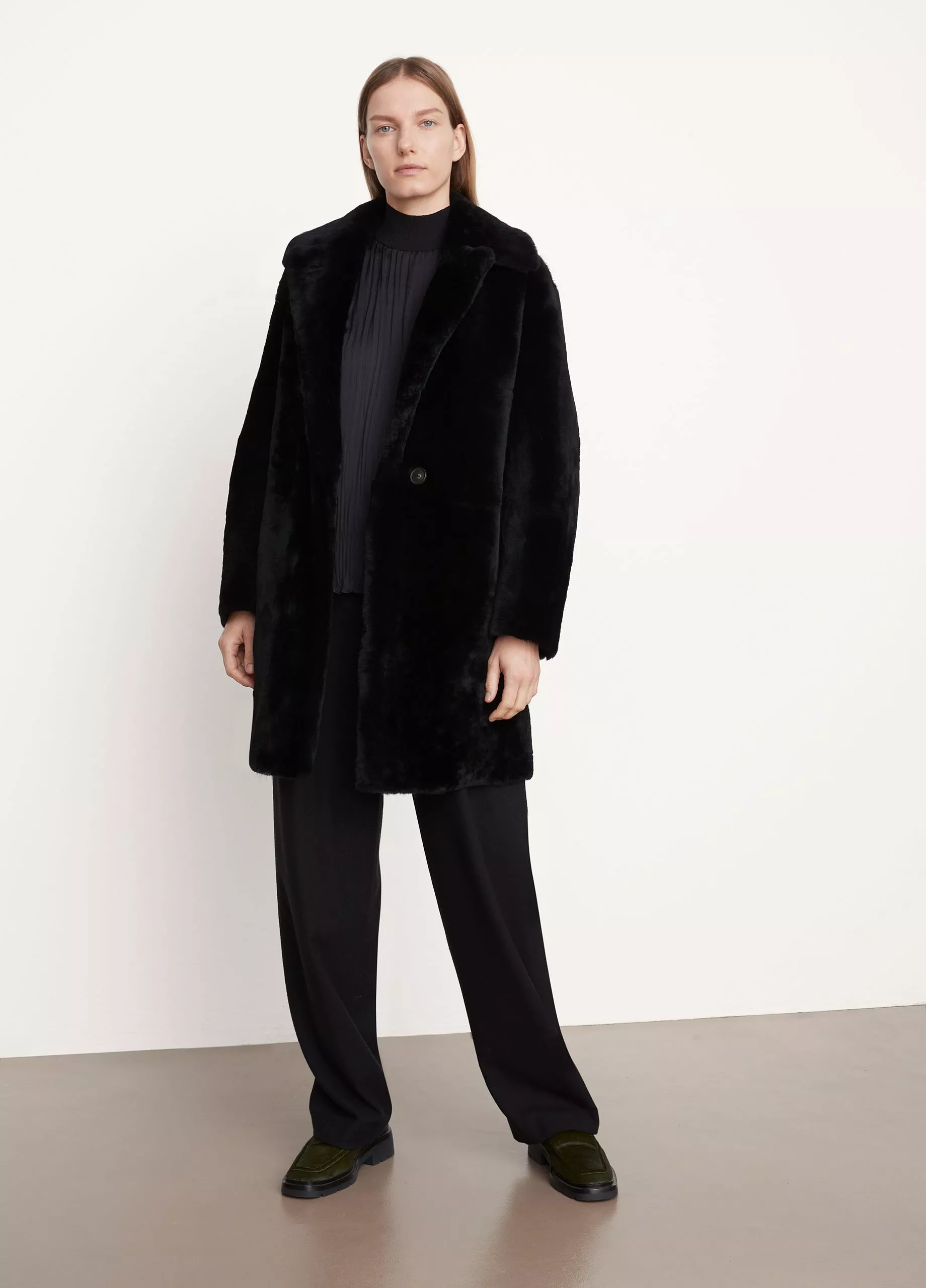 Black Sheepskin Coats