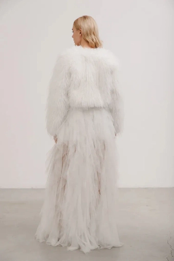 Bridal Sheepskin Coat