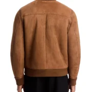 Brown Shearling Jacket Mens