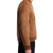 Brown Shearling Jacket Mens