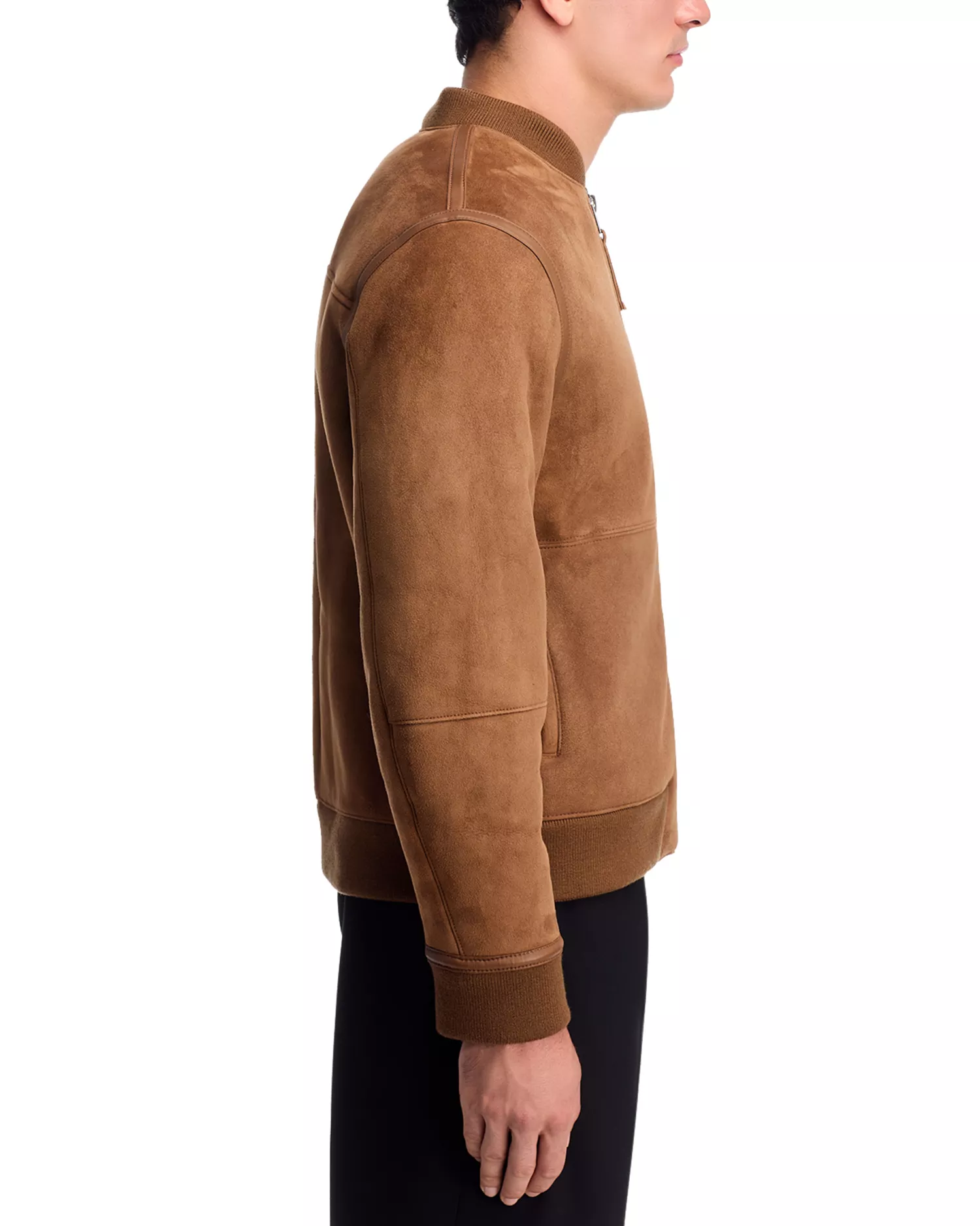 Brown Shearling Jacket Mens