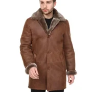 Brown Sheepskin Coat And Suit