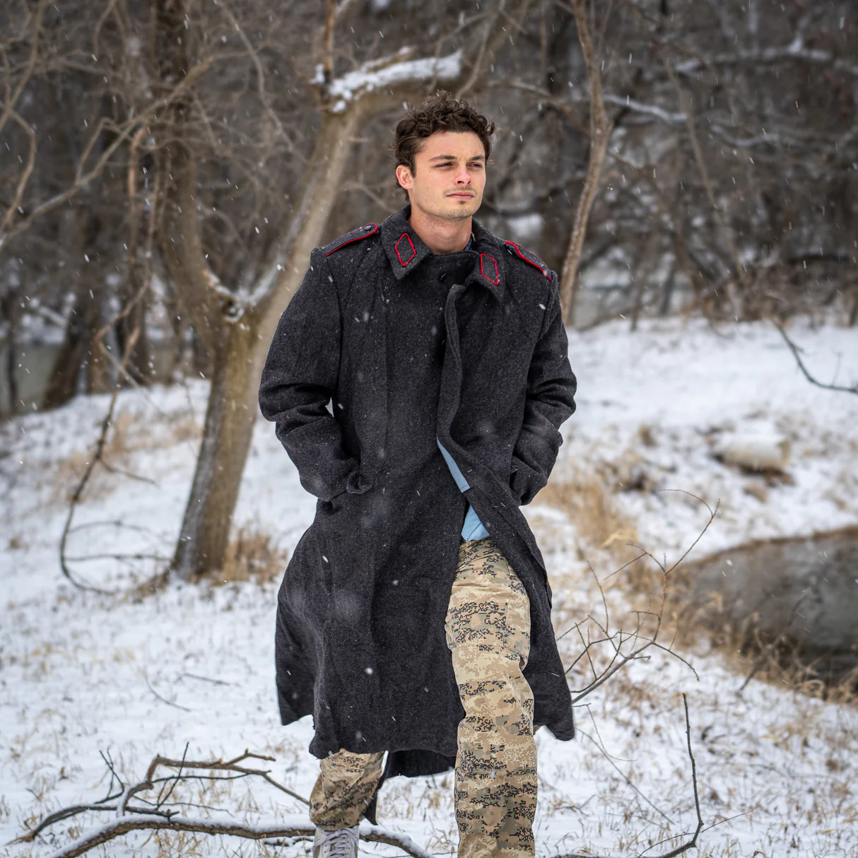 Bulgarian Wool and Sheepskin Coat