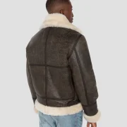 Classic B-3 Sheepskin Leather Bomber Jacket