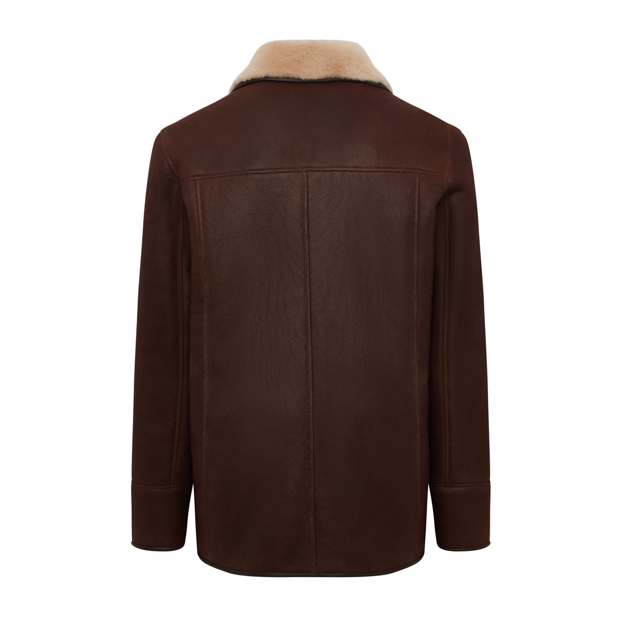Dark Brown Sheepskin Coat