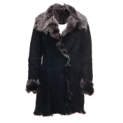 Dark Sheepskin Coat