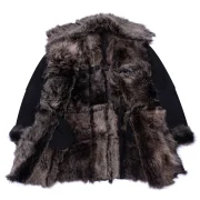 Dark Sheepskin Coat