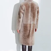 Double Breasted Sheepskin Coat