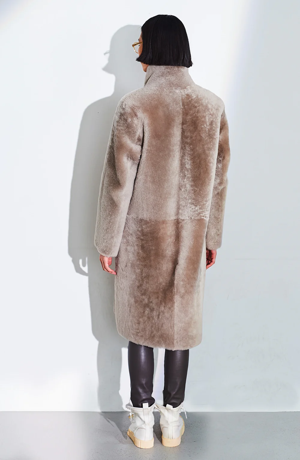 Double Breasted Sheepskin Coat