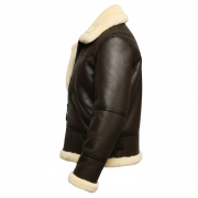 b3 leather bomber jacket sheepskin