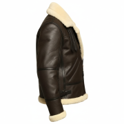 b3 leather bomber jacket sheepskin