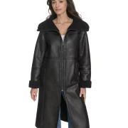 Ladies Faux Shearling Coat