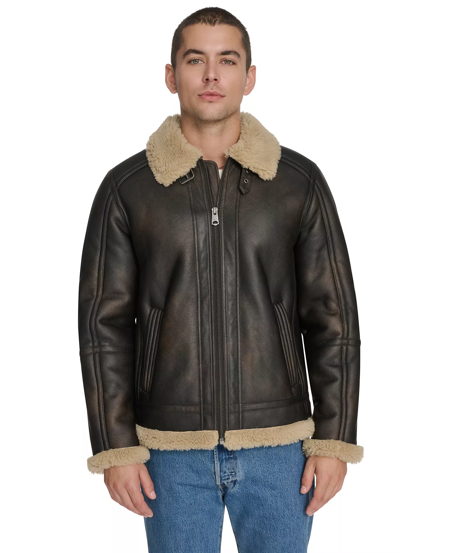 Lambskin Aviator Jacket