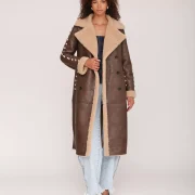 Lambskin Coat Womens
