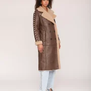 Lambskin Coat Womens