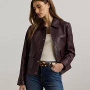 Leather Wool Jacket