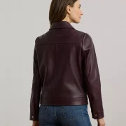 Leather Wool Jacket