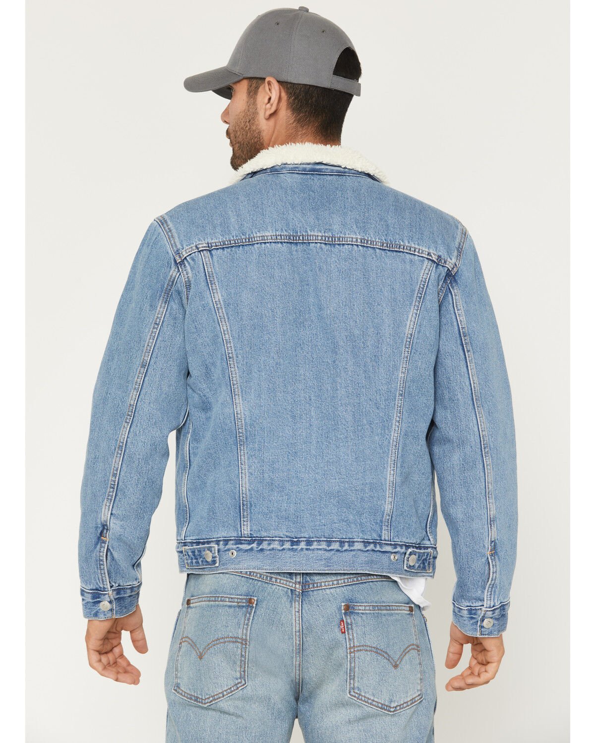 Levis Denim Sheepskin Jacket
