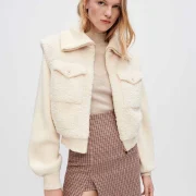 Maje Sheepskin Jacket