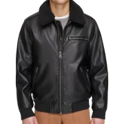 Mens Bomber Jacket Shearling