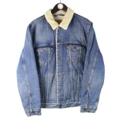 Mens Levi Sheepskin Denim Jacket