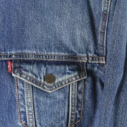 Mens Levi Sheepskin Denim Jacket