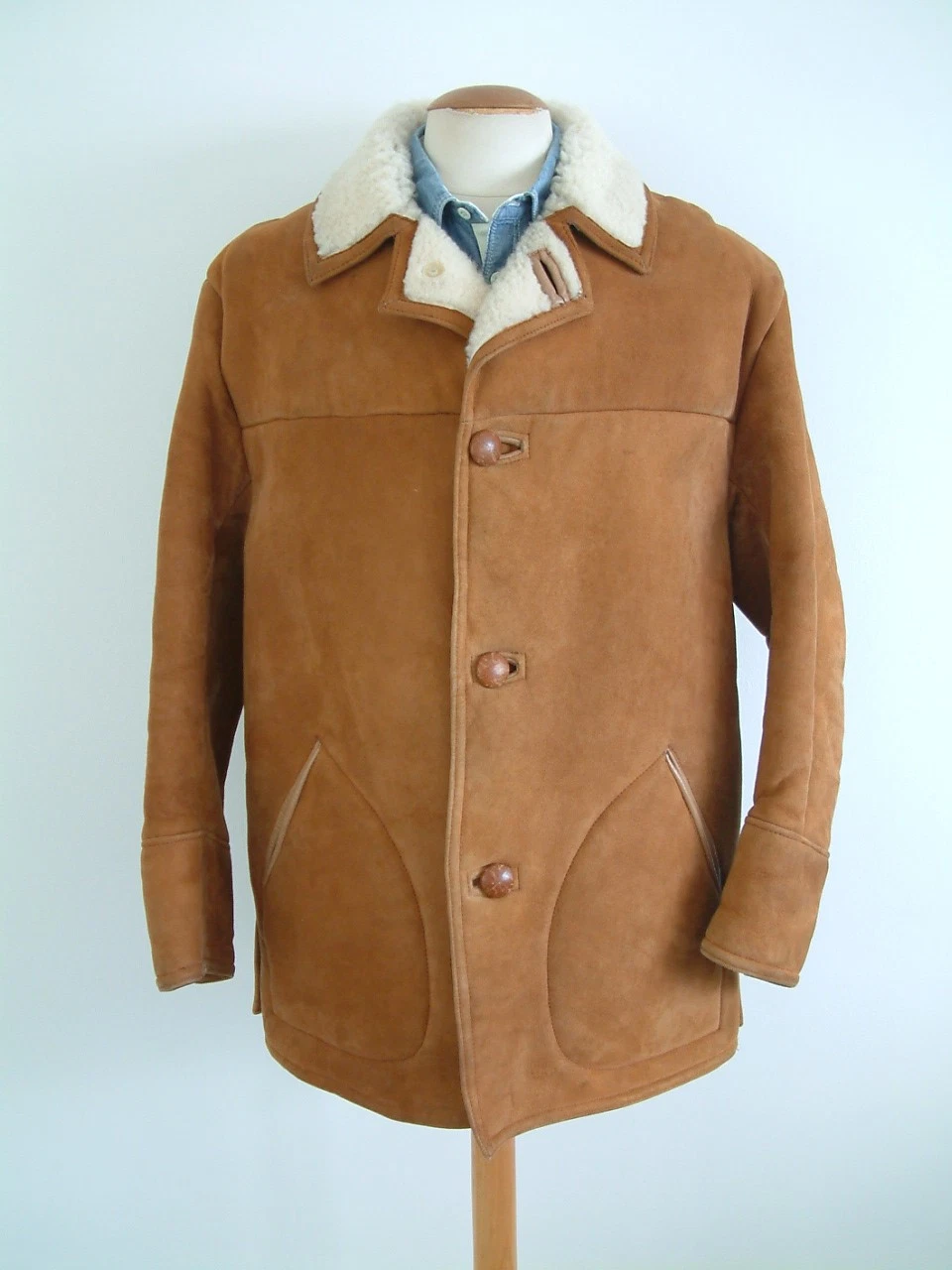 Mens Sheepskin Coat Ebay Uk