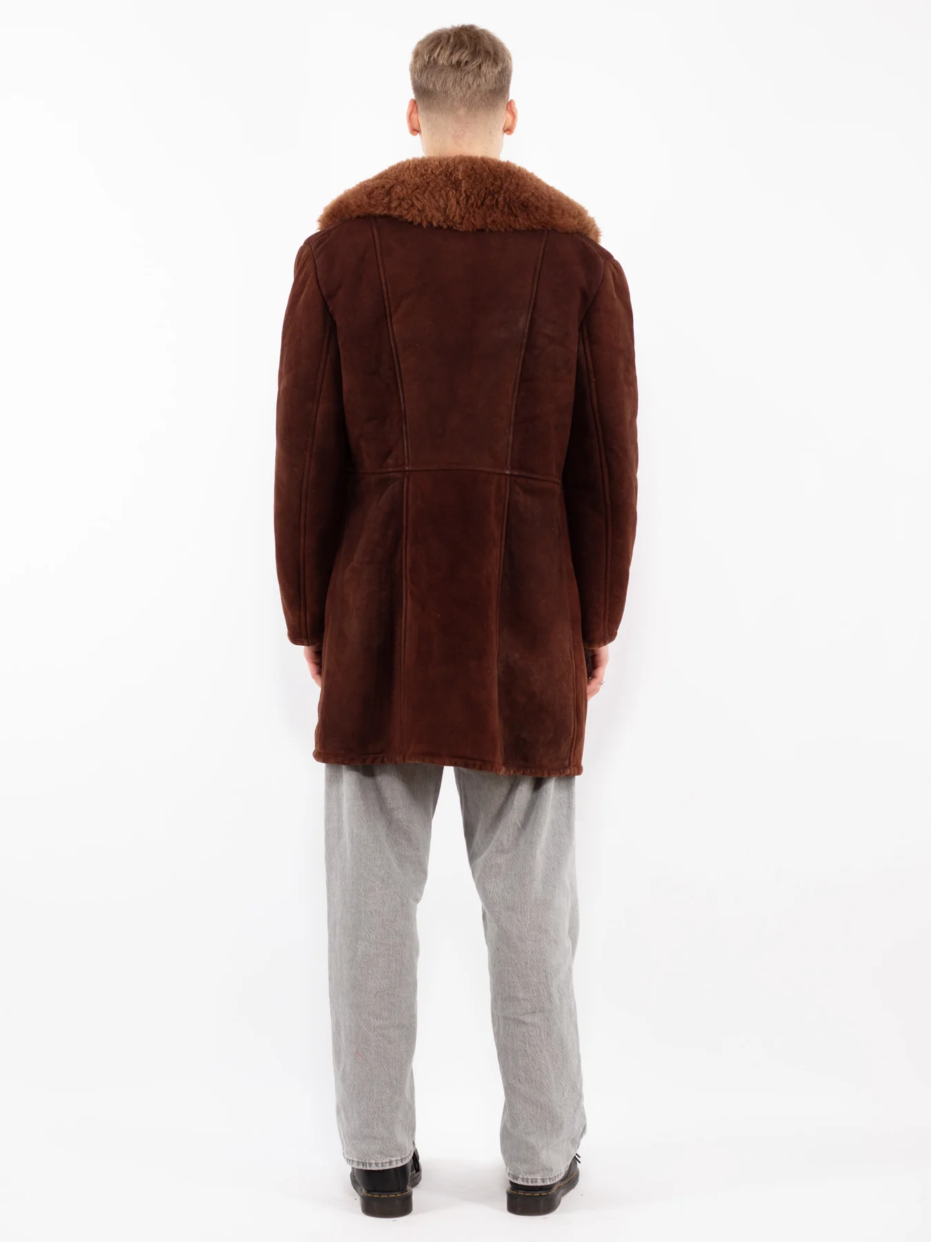 Mens Sheepskin Parka Coat