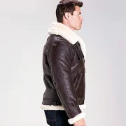 Overland Classic Sheepskin b-3 Bomber Jacket