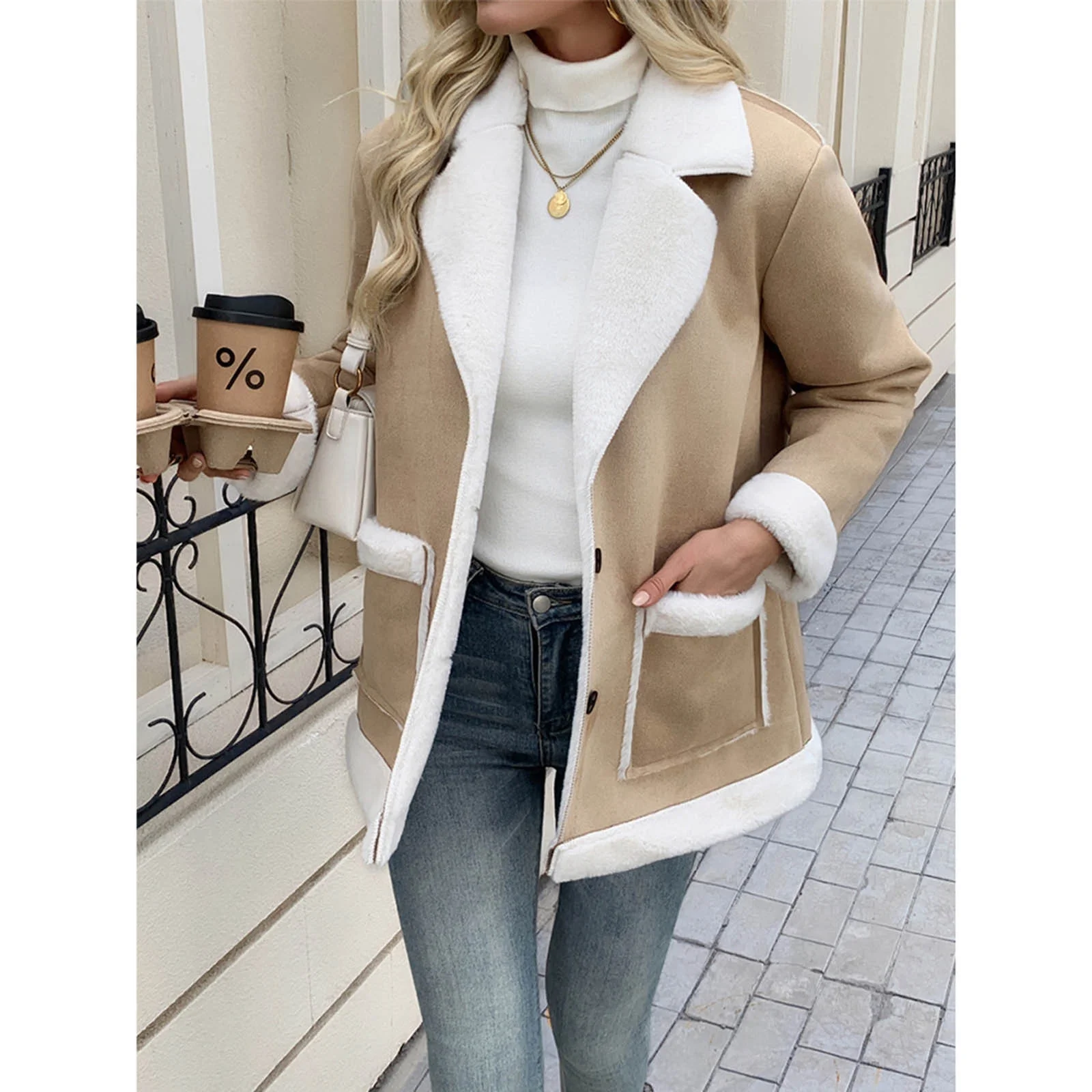 Shearling Aviator Coat
