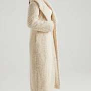 Shearling Coat Long Womens