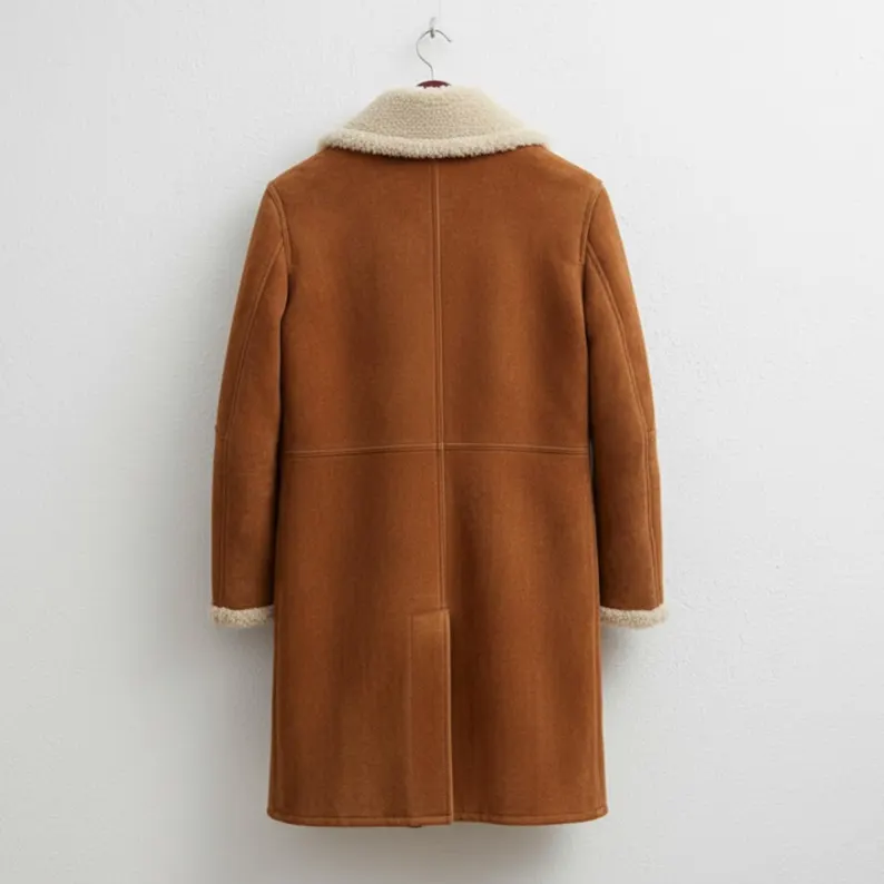 Shearling Coat Suede