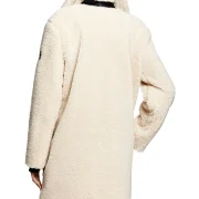 Shearling Coat With Hood