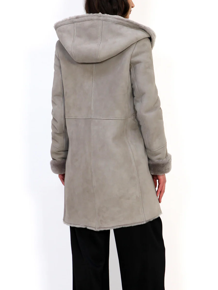 Sheepskin Fur Coat Womens