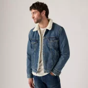 Sheepskin Lined Levi Jacket