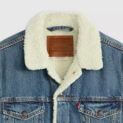 Sheepskin Lined Denim Jacket