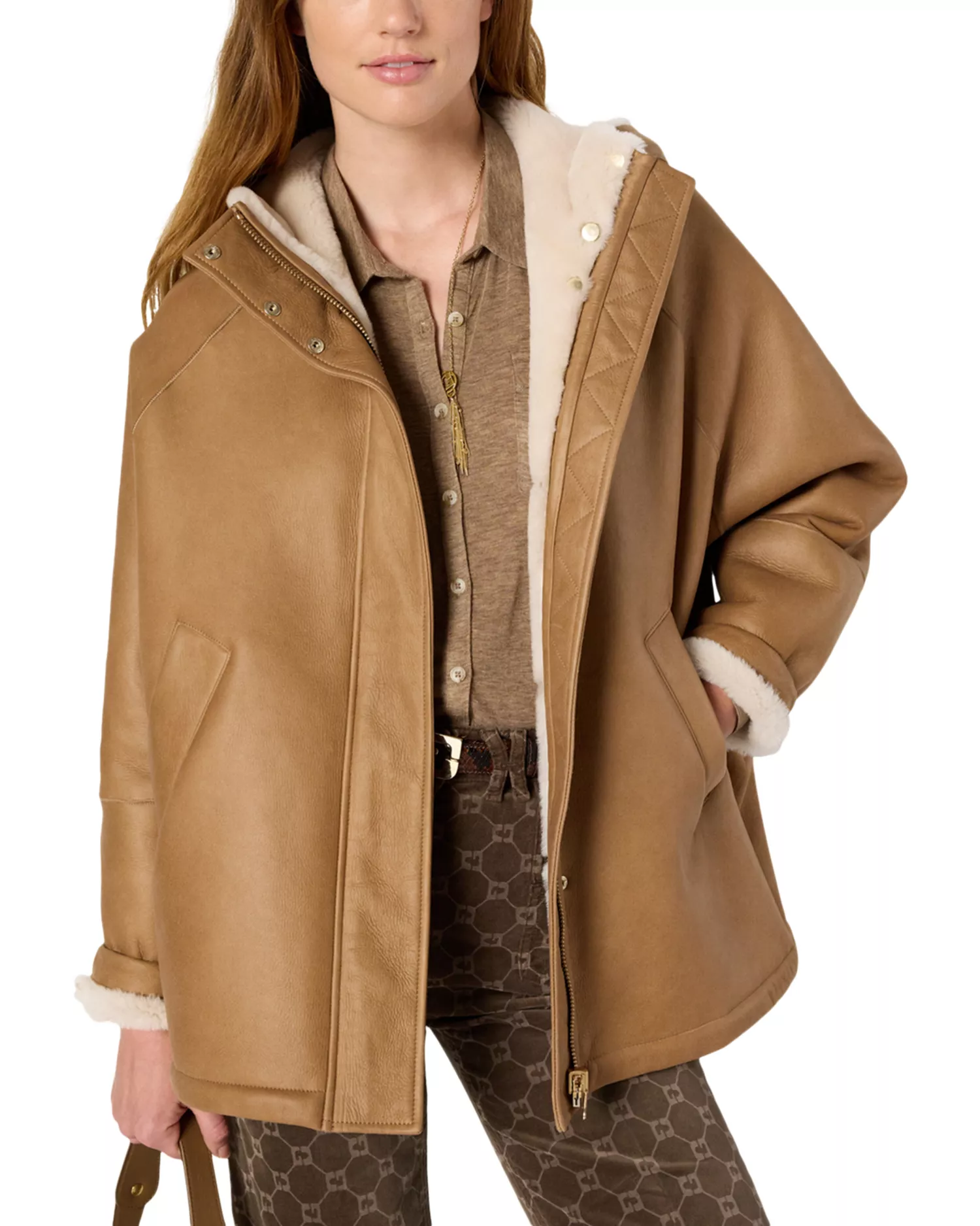Sheepskin Womens Coat