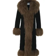 Suede Shearling Coat