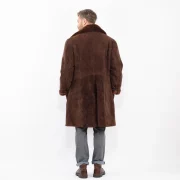 Vintage Brown Sheepskin Coat