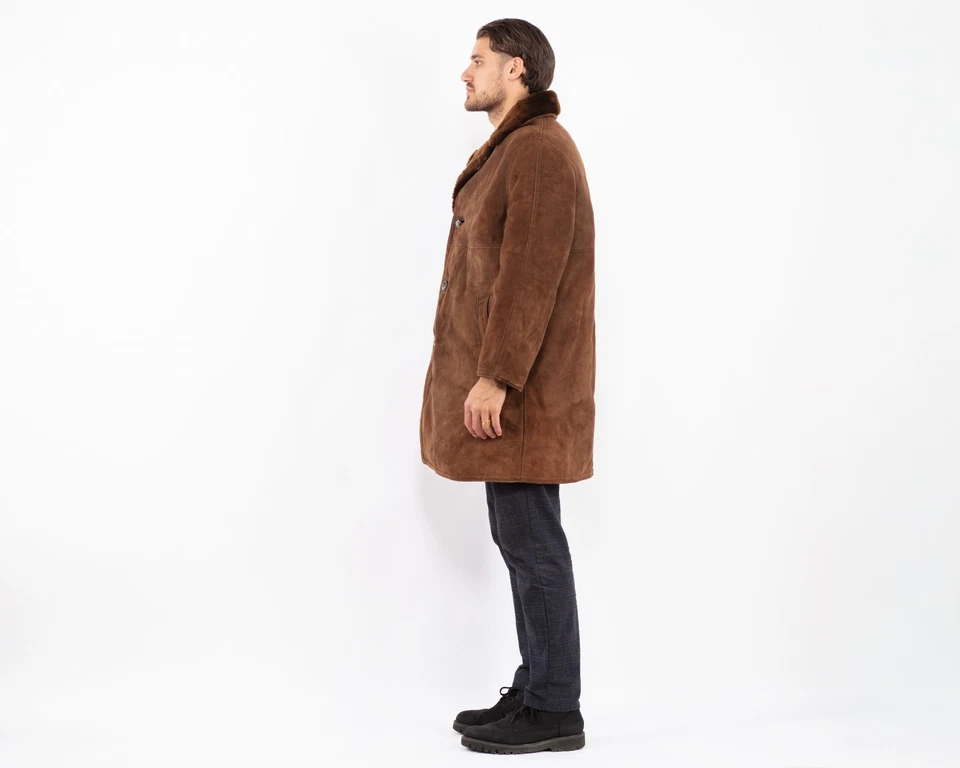 Vintage Mens Sheepskin Coat