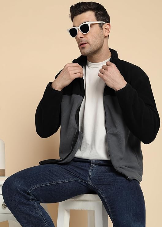 Black Sheepskin Biker Jacket