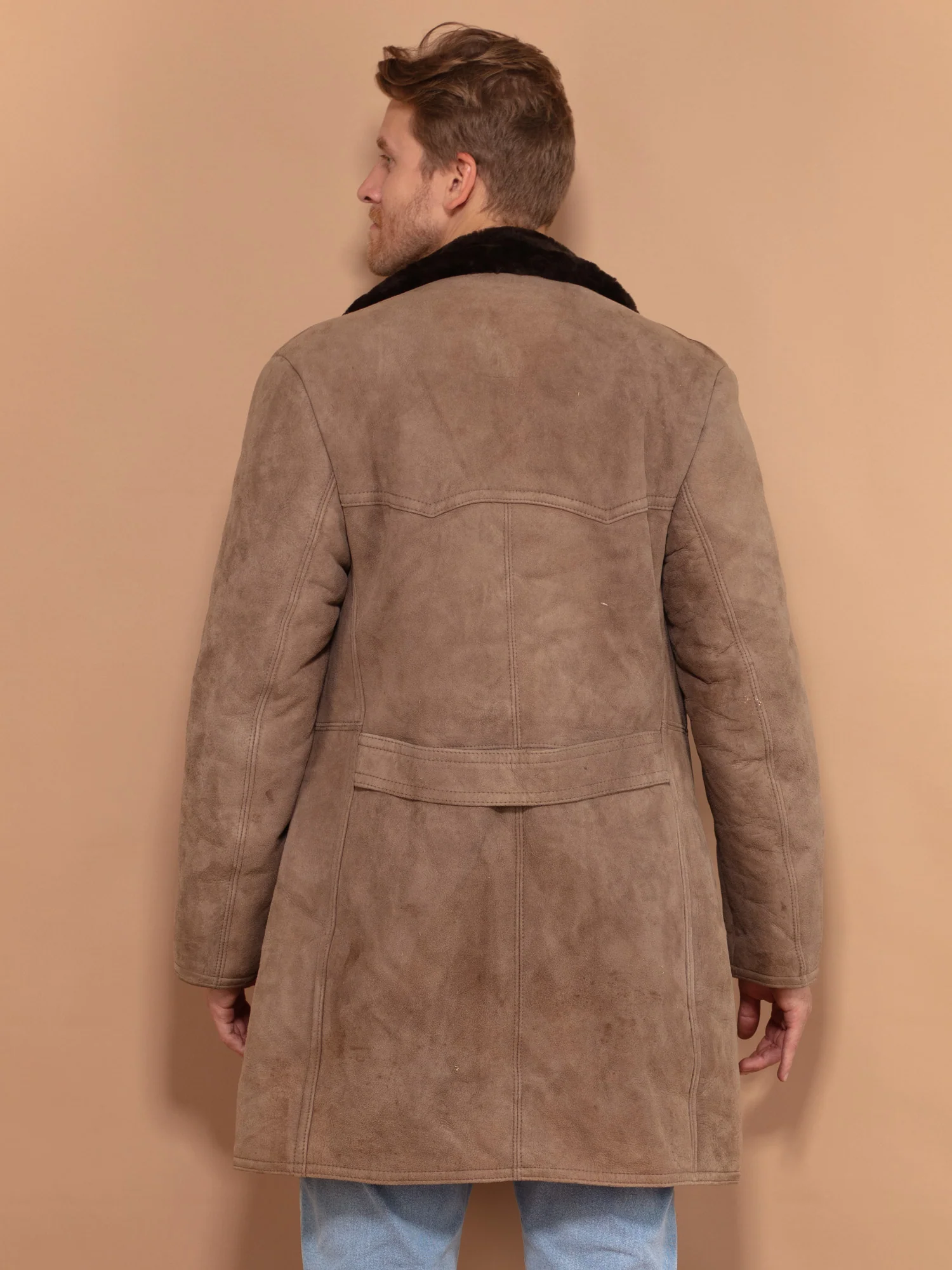 Boho Sheepskin Coat