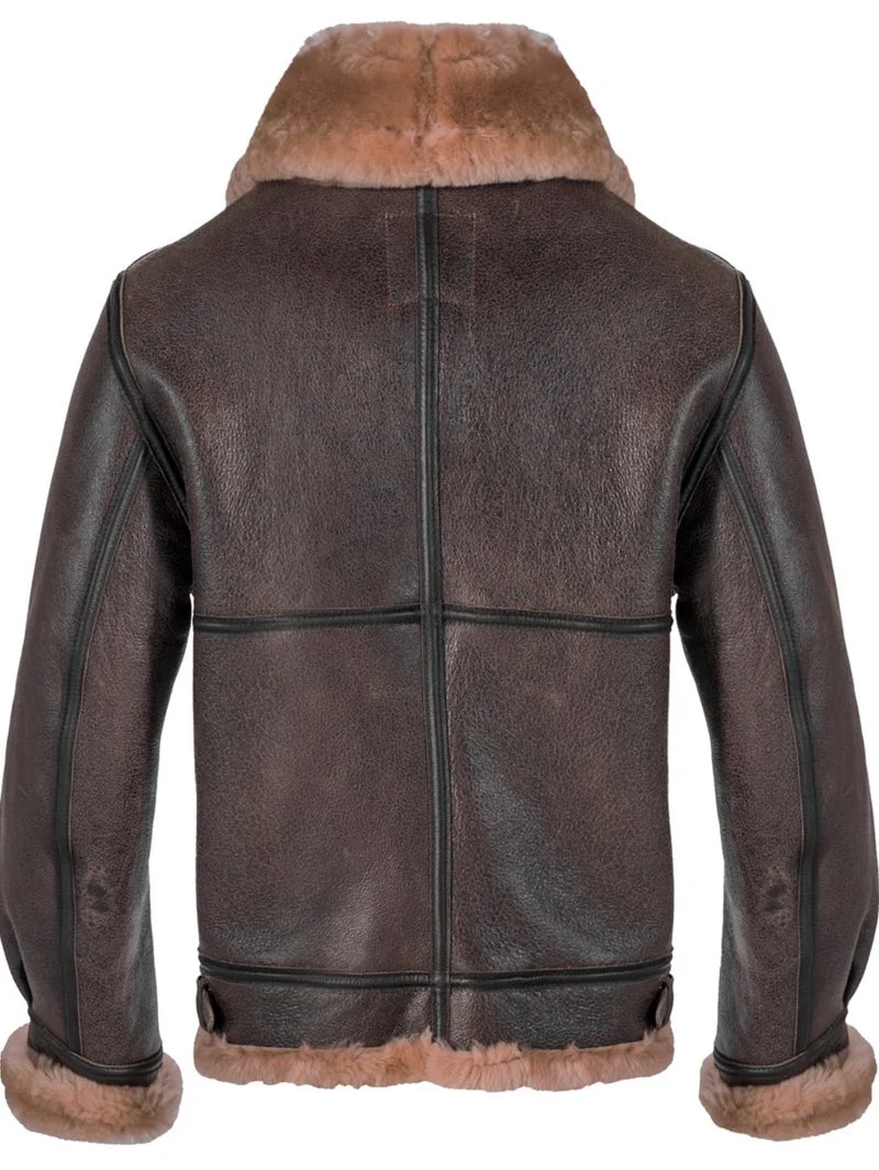 Classic Sheepskin Bomber Jacket