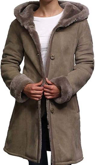 Dark Sheepskin Coat