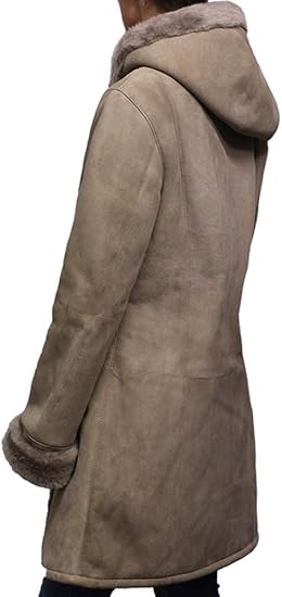 Dark Sheepskin Coat