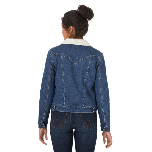 Denim Sheepskin Lined Jacket